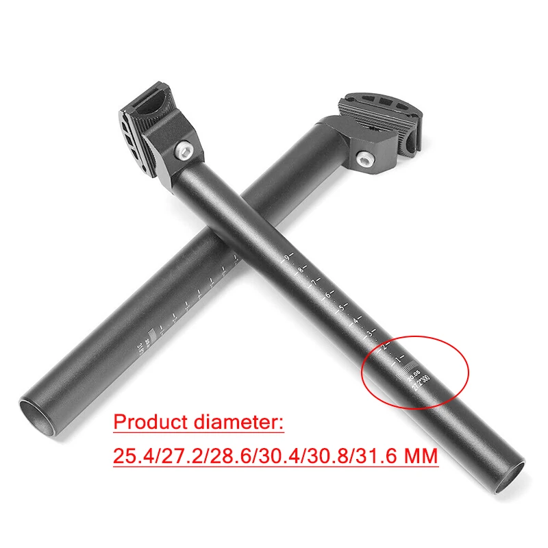 Bike Seat Post MTB Road Bike Seat Post 25.4/27.2/28.6/30.4/30.8/31.6*350mm Shock Absorber