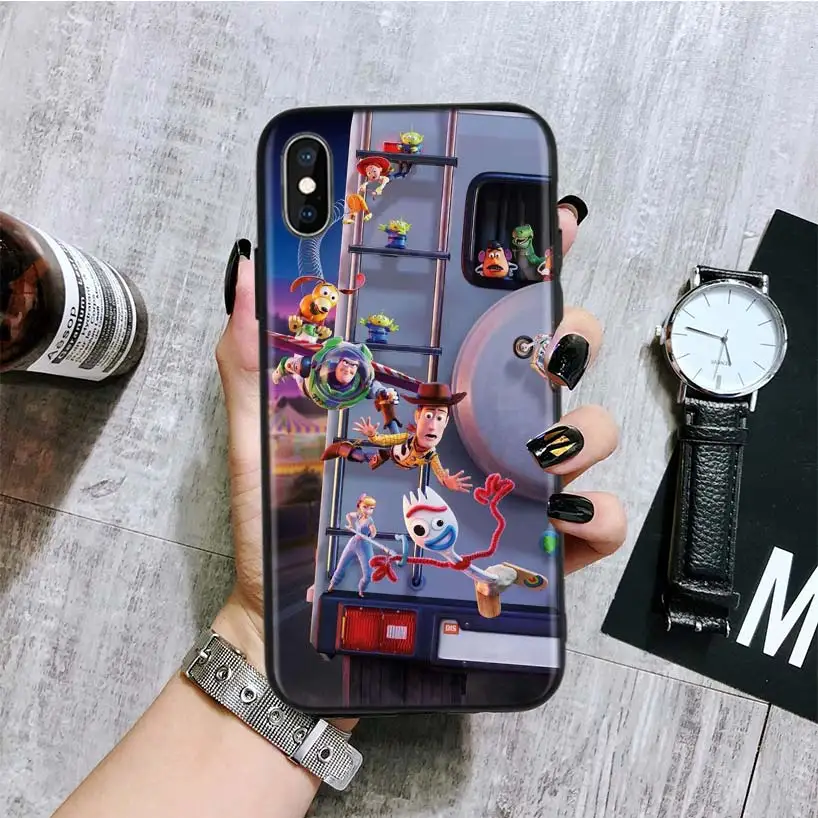 История игрушек черный чехол для телефона Apple IPhone 11 Pro XS MAX XR 7 8 6 6S Plus X 10 Ten 5 5S SE Coque Shell - Цвет: BA108-6