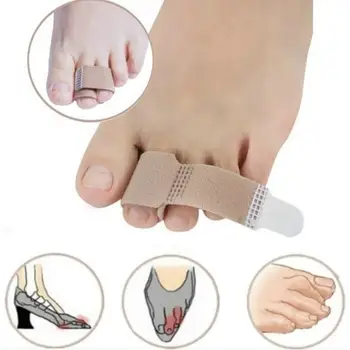 

10PCS Hallux Valgus Corrector For Toes Silicone Bandage Thumb Toe Big Valgus Separator Tool of Care Correction the Foot G5Q0