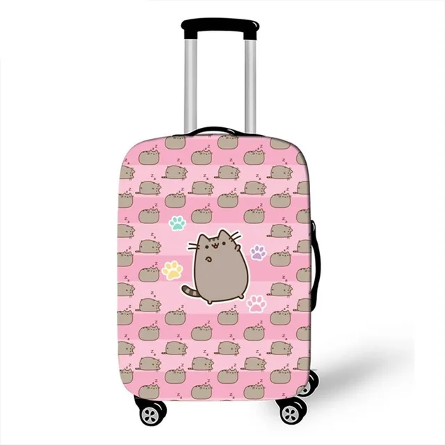 

Cartoon cat print luggage cover travel accessories anti-dust baggage covers elastic suitcase trolley case cover