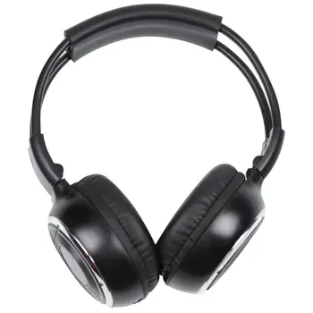 

1 x Double Infrared Stereo Wireless Headphone Headset IR Car DVD Player Headrest Black