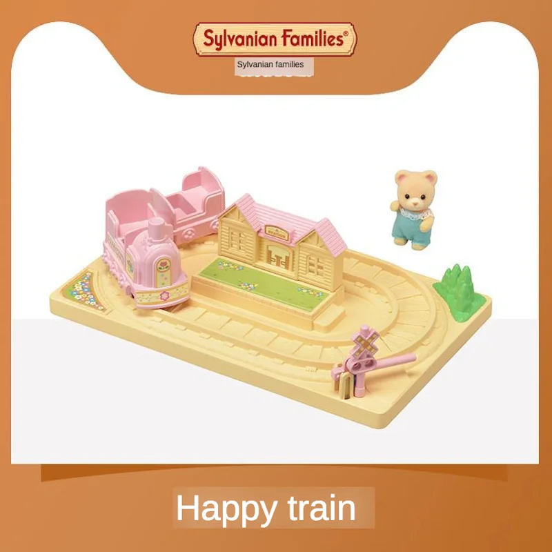  Sylvanian Families Toy Sylvanian Families Kindergarten Happy Small Train Children GIRL'S Play House - 4000249052024