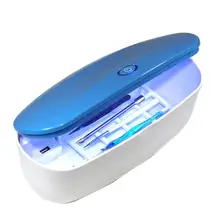 Портативный УФ-стерилизатор, коробка для красоты, инструменты для дизайна ногтей, дезинфекция, держатель для хранения, маникюрные инструменты для ногтей, пинцет для ногтей, дезинфицирующая коробка
