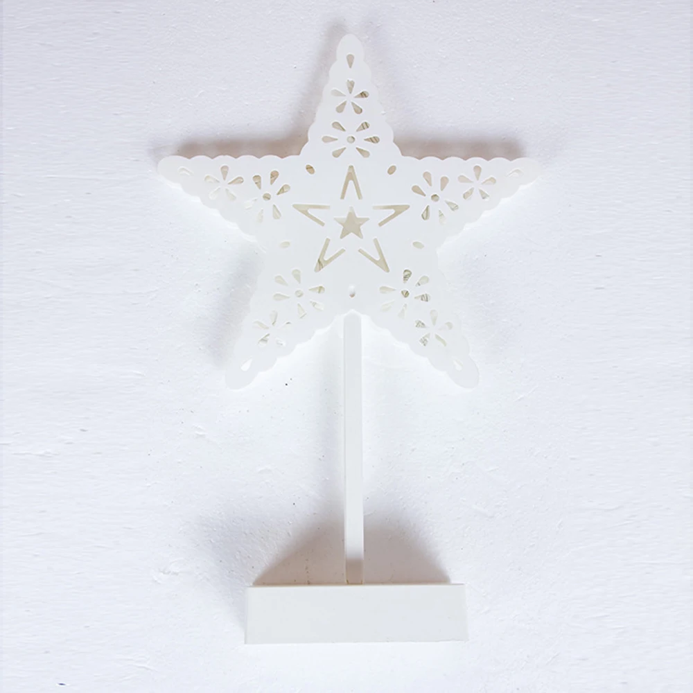Holiday Star Table Ornament Accessories Hotel Restaurant Office Christmas