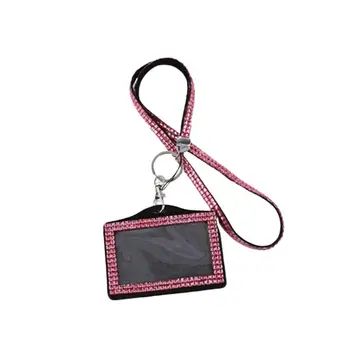 

Resin Business ID Lanyard Card Holder Neck Strap With Holder Holders Lanyard Card Badge ID Supplies For Staff Office N7S9
