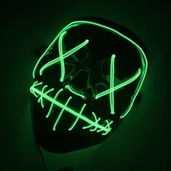 

Devil LED Headlight Mask Halloween Cold Light Up Masks Party Horror Funny Masks Festival Cosplay Costume Monster Mask Supplies