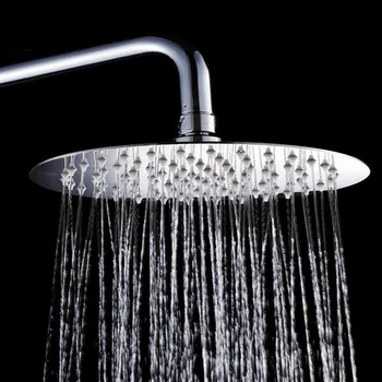 

Bathroom Shower Head 304 Stainless Steel Shower Head Top Spray Supercharged Shower Single Home Shower Panel Rain Shower Set