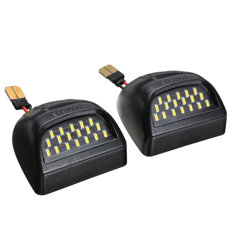 2 шт. светодиодный номерной знак светильник 36SMD светодиодный Подсветка регистрационного номера, для сборки, запасные части для Chevy Silverado Лавина 1500 2500 3500
