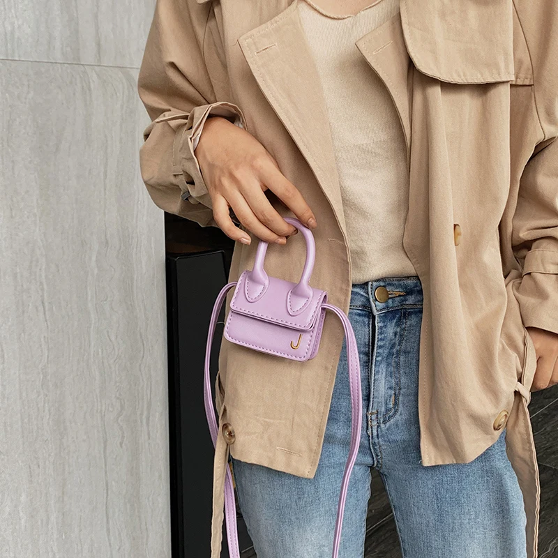 Женская мини-сумка, новинка, роскошная крокодиловая сумка, женские сумки, известный дизайнер, искусственная кожа, сумки через плечо, bolso sac - Цвет: Mini PU Purple