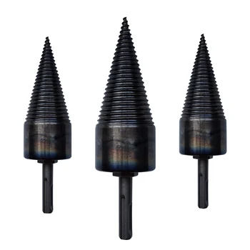 

Wood Splitter Cone Drill Efficient Drill Bit Safe Wood Breaker Tool for Firewood Machine Fast Wood Splitting 32/38/42/45mm LB88