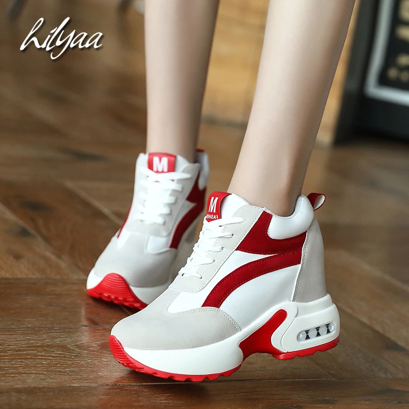 

New Arrival Women Platform Ankle Sneakers Hot Brand Spring New Fashion Shoes Breathable Ladies Platform Female Casual Sneakers