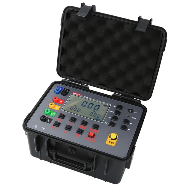 UNI-T UT575A high precision, high stability and anti-interference ability data storage double clamp grounding resistance tester