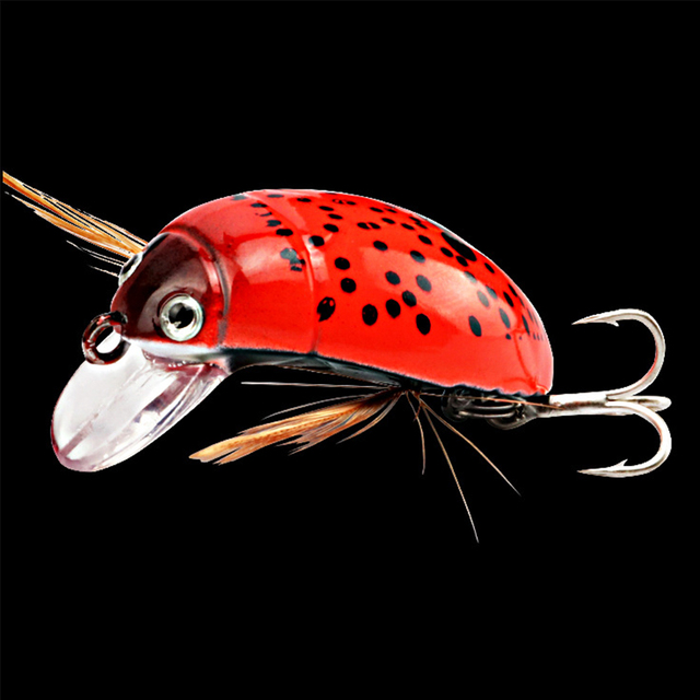 38mm/4.1g Fishing Tackle Cicada Bait Fishing Lure Insect Bug Lure Sea Beetle Crank Floating Wobblers For Bass Carp Fishing