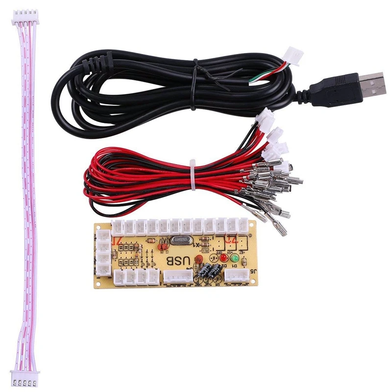 Usb-энкодер для аркадных игр с нулевой задержкой ПК джойстика Mame и Raspberry Pi запчасти