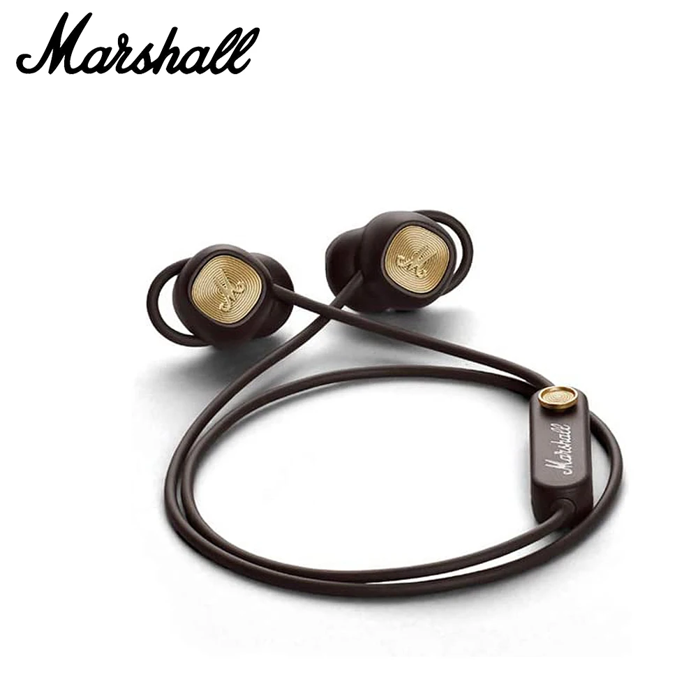 Marshall Minor II Wireless Bluetooth Earphone In-Ear Bass Earbuds Sports Headset for Pop Rock Music with Microphone | Электроника