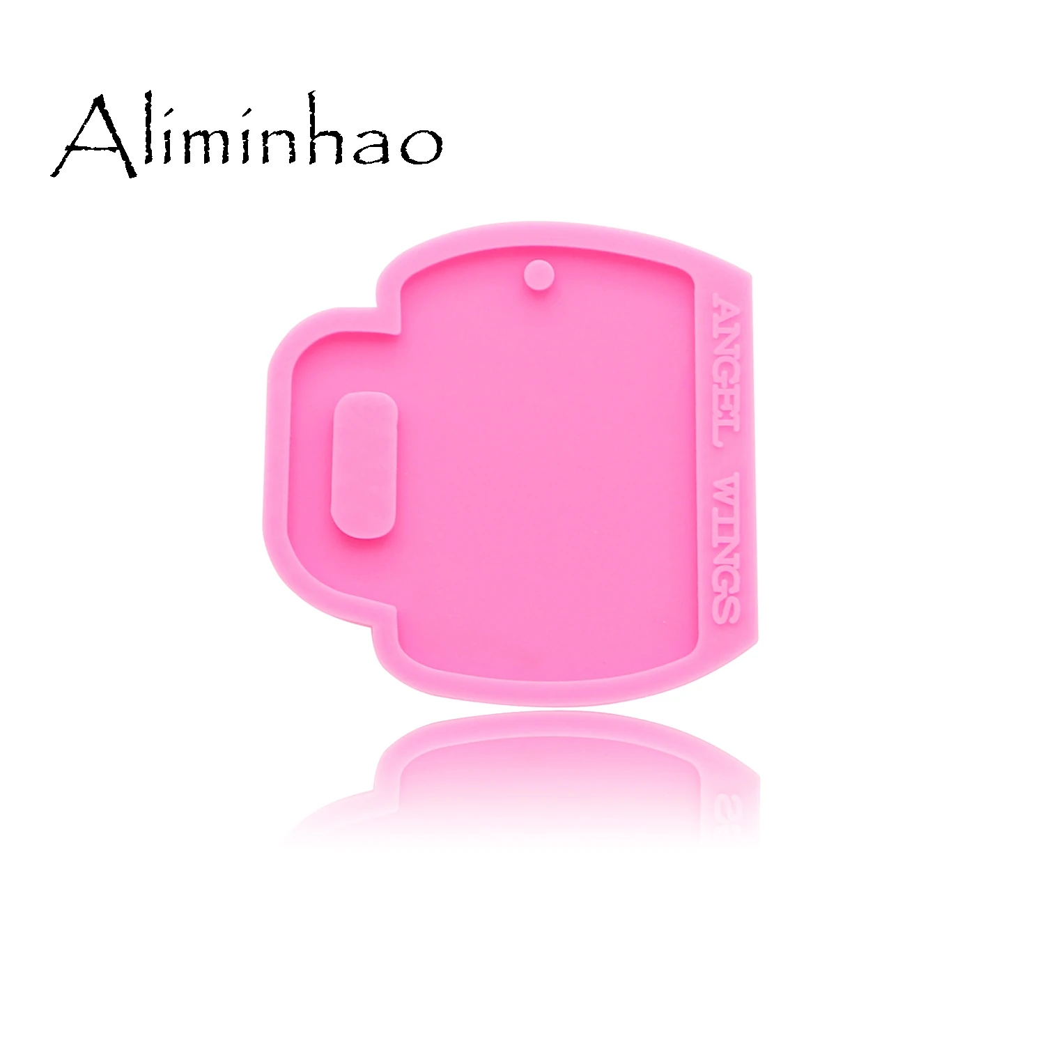 DY0140 Shiny glass cup Silicone Molds For DIY key ring epoxy resin Mold Craft custom keychain