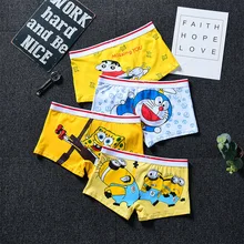 Cotton Underwear Men's Boxer Briefs Personalized Anime Cartoon Cute Boxer Shorts Comfortable Breathable Underpants Male Panties