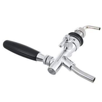 

G5/8 Reed Adjustable Beer Tap Flow Control Switch Beer Tap Faucet Quality Stainless Steel Chrome For Home Brewing Bar Tools