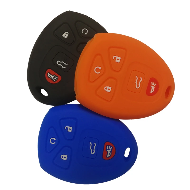 Remote Key Cover Case Shell For Chevrolet Suburban Cadillac Tahoe Buick Saturn GMC Yukon Enclave Chevy Traverse Key Case For Car