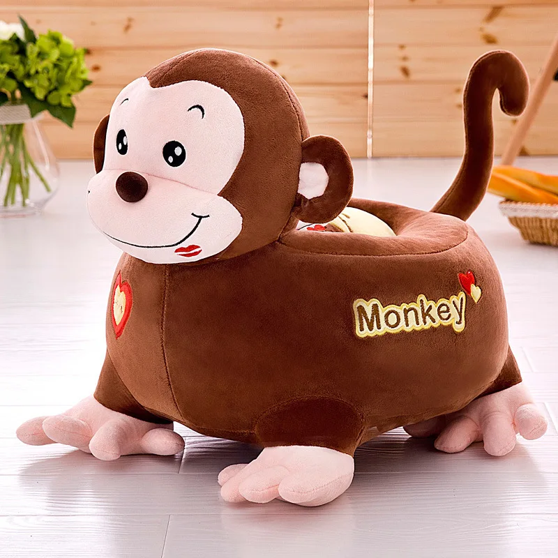 Cartoon Animal Baby Sofa Seat Chair Infant Baby Sitting Sofa Cushion Support Cotton Toddler Children Learning Feeding Chair
