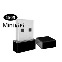 Стильный мини USB 2,0 стандарт 150 Мбит/с Wifi сетевой адаптер Поддержка 64/128 бит WEP WPA шифрование для Windows Vista MAC Linux PC