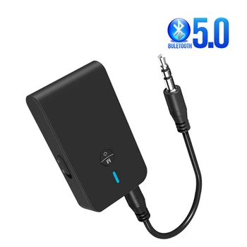 

5.0 Bluetooth Adapter Wireless Audio Bluetooth Transmitter Receiver for PC TV Car 3.5mm AUX Music Receiver Sender Adaptador