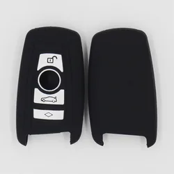 BMW Silicone Keycase and Keychain - Premium Accessories for Series 1, 3, 5, and X Models (Black)