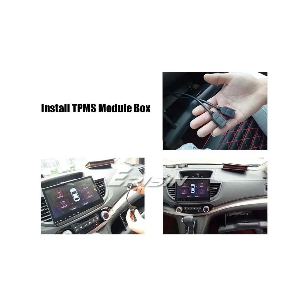 Erisin-ES341 TPMS 4  ͸ Ÿ̾ з , ȵ̵ 9.0/10.0 ڵ    