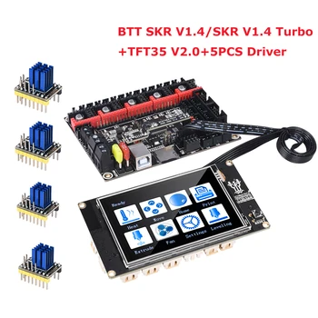

BIGTREETECH SKR V1.4 32 Bit Controll Board SKR V1.4 Turbo With TFT35 V2.0 Touch Screen TMC2208 TMC2209 Stepper Motor Driver