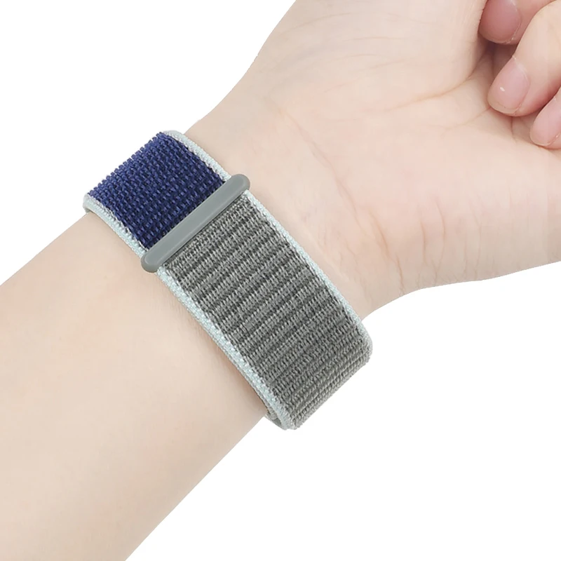 nylon strap For Apple Watch band 44mm 40mm sport loop iwatch bands 5 42mm 38mm for apple watch 4 3 2 breathable nylon watchband