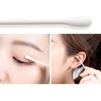 

300Pcs/Box Disposable Double-Headed Cotton Swabs Buds Tipped Round Multipurpose Applicators Safe Paper Stick Ear Cleaning Tools