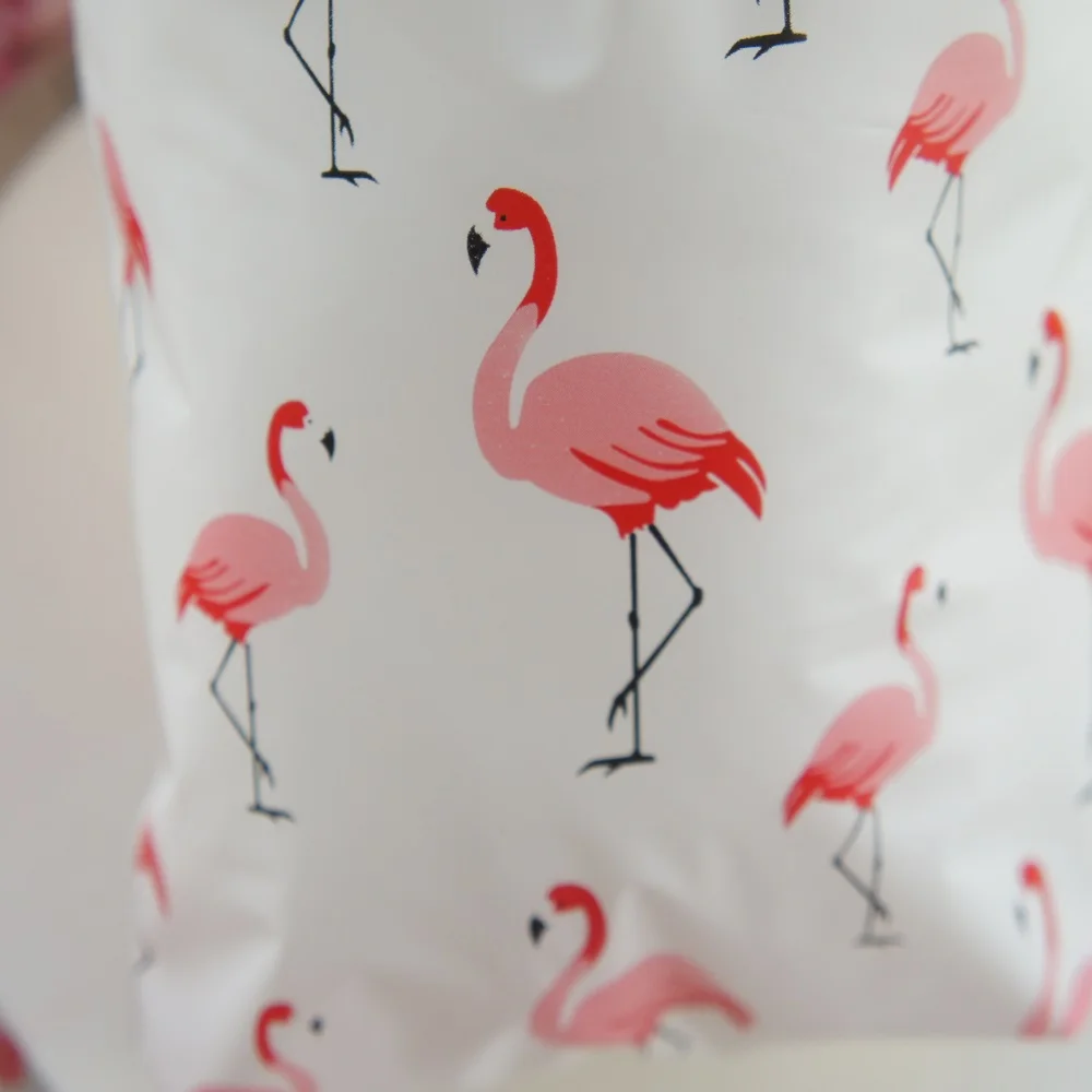 23.5*14.5cm 50pcs Flamingo Design Bag As Cookie Snacks Jam Wedding Favor Gift Party Decoration Birthday Plastic Packaging Bags