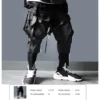 Ribbons Multi Pockets Cargo Pants Harajuku Casual Track Trouser Streetwear Techwear Pants Joggers Cyberpunk Men's clothes 4
