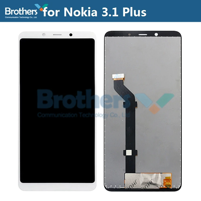 ЖК-экран для Nokia 3,1 3,1 Plus, ЖК-дисплей для Nokia 3,1 Plus, ЖК-сборка, сенсорный экран, дигитайзер, запасная часть, тест