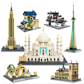 

Loz 1995pcs Architecture New York Empire State Building lepining Building Blocks Classic Landmark Model Bricks Toys