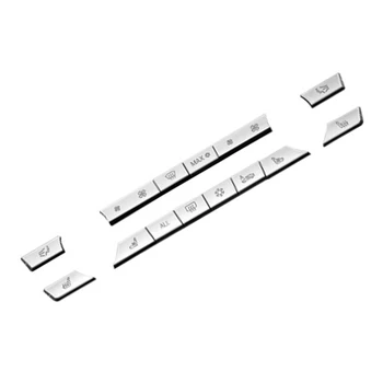

Console Button Silver ABS Waterproof Decoration Accessories Air Conditioner