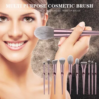 

10PCS Thumb Makeup Brushes Set Eye Shadow Blending Eyeliner Foundation Liquid Eyebrow Pencil Blush Concealer Makeup Brush