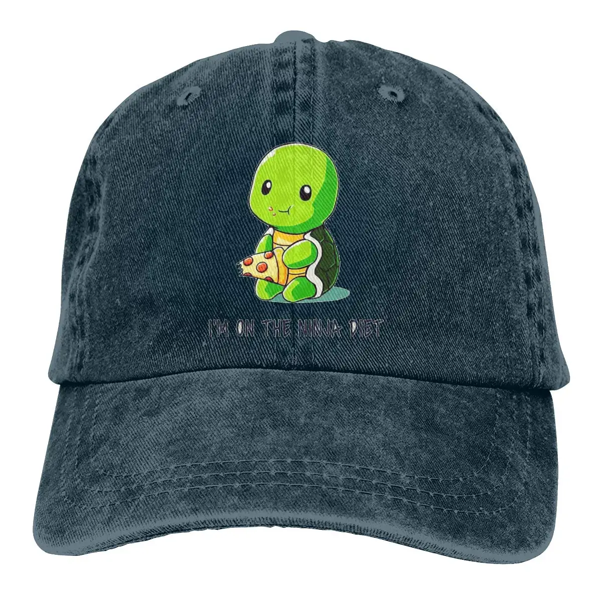 Turtles I'm On The Ninja Diet Baseball Cap Dad Hat Adjustable Unstructured Visor |