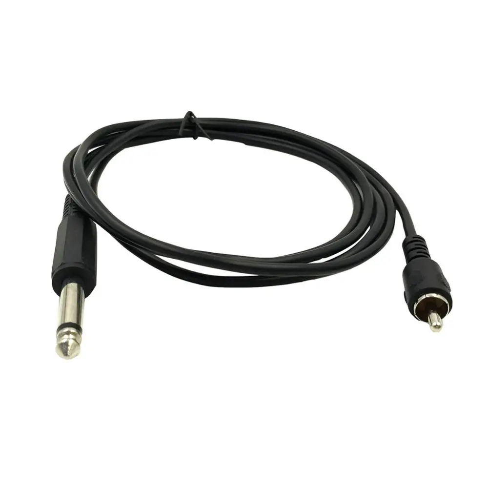 1x6 35 мм 1/4 &quotмоно штекер RCA phono AUX аудио Кабельный адаптер переходник 6 футов/1 8