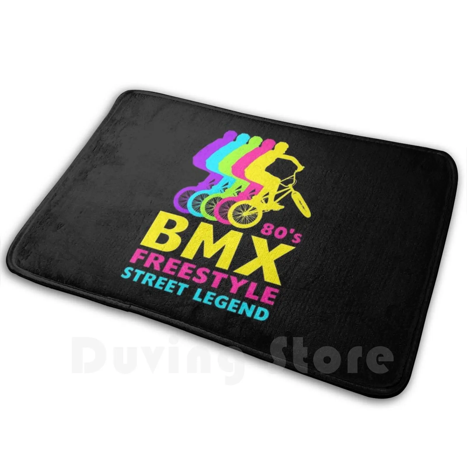 Bmx 80'S Freestyle Street Legend Retro Vintage 1980'S Bmx Bike Mat Tappeto Tappeto Tappetini Antiscivolo Camera Da Letto Bmx 1982 Bicicletta