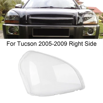 

Car Front Headlight Clear Lens Cover Lampshade Shell Cover for Hyundai Tucson 2005-2009