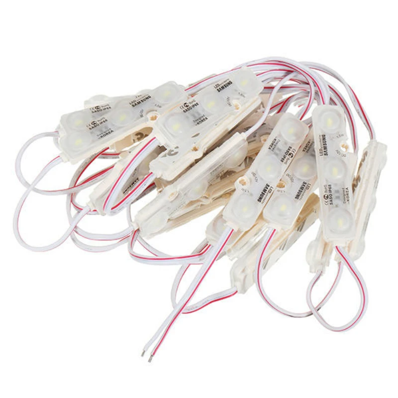 

25PCS LED Module Strip Light SMD5730 37.5W Pure White LED Strip Light for Outdoor Advertisement Sign Window Light DC12V