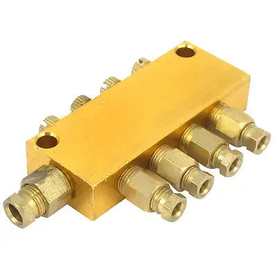 

Air Pneumatic Adjustable 1-Inlet 4-Outlet Hydraulic Oil Distributor Valve