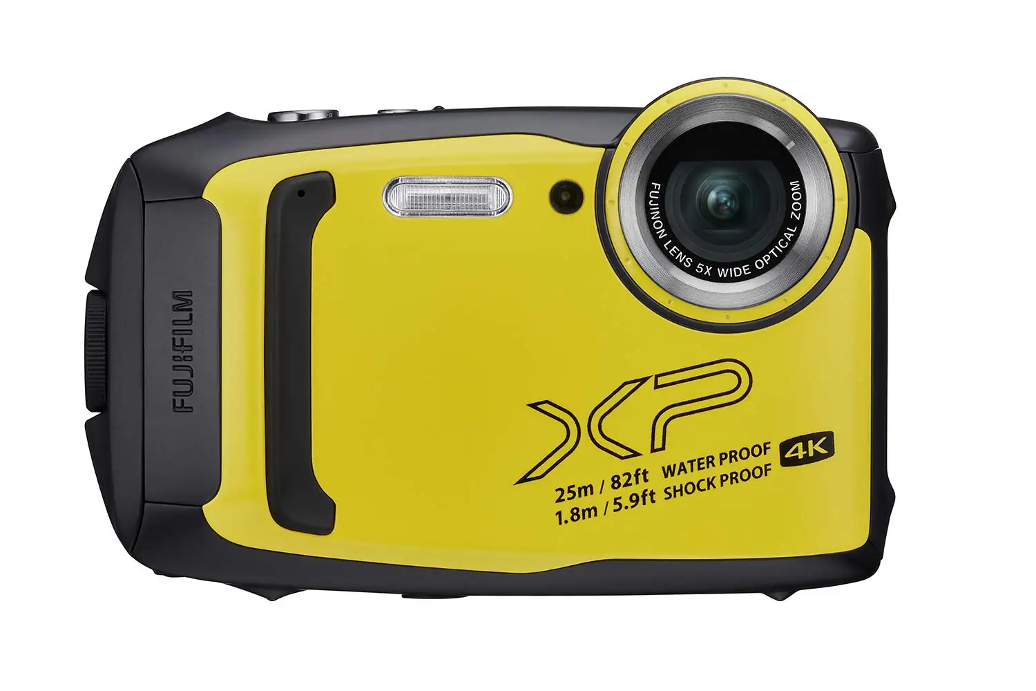Используется, Fujifilm FinePix XP140 водонепроницаемая цифровая камера с sd-картой 16 ГБ-желтый