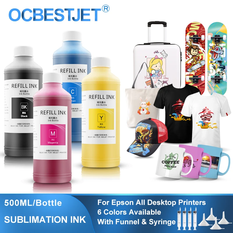 Tinta de sublimación de 500ML para impresora Epson, ET 2720, ET 2760, ET  2750, ET 15000, ET 4700, ET 3760, todas las impresoras de escritorio|Kits  de recarga de tinta| - AliExpress