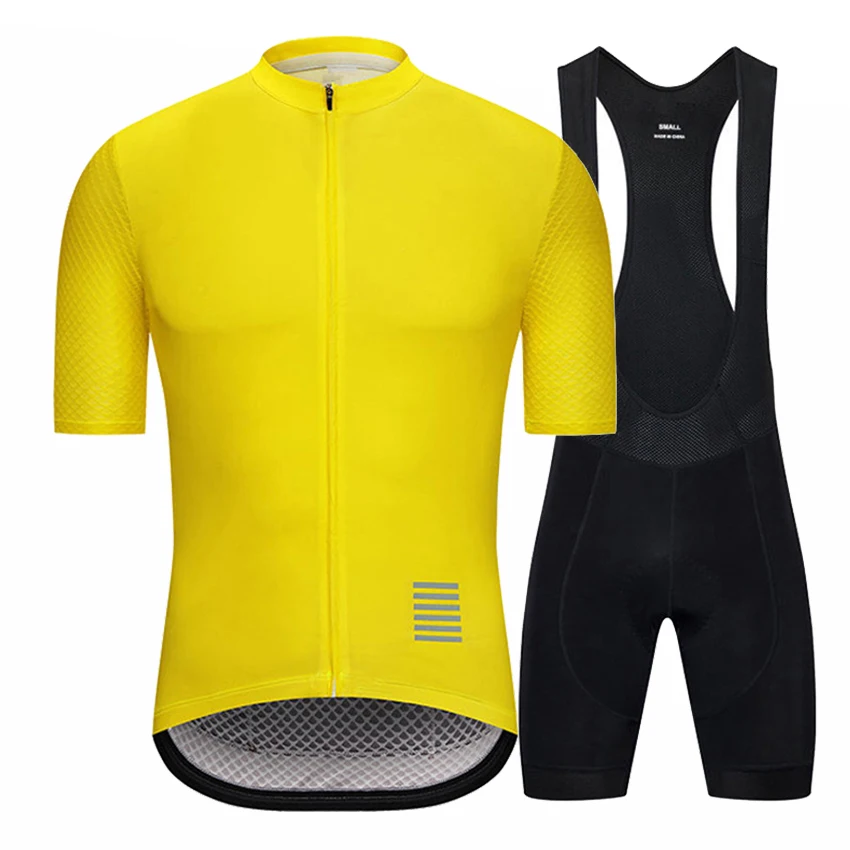 Набор Джерси для велоспорта 2019 летняя дышащая желтая спортивная одежда улицы MITI