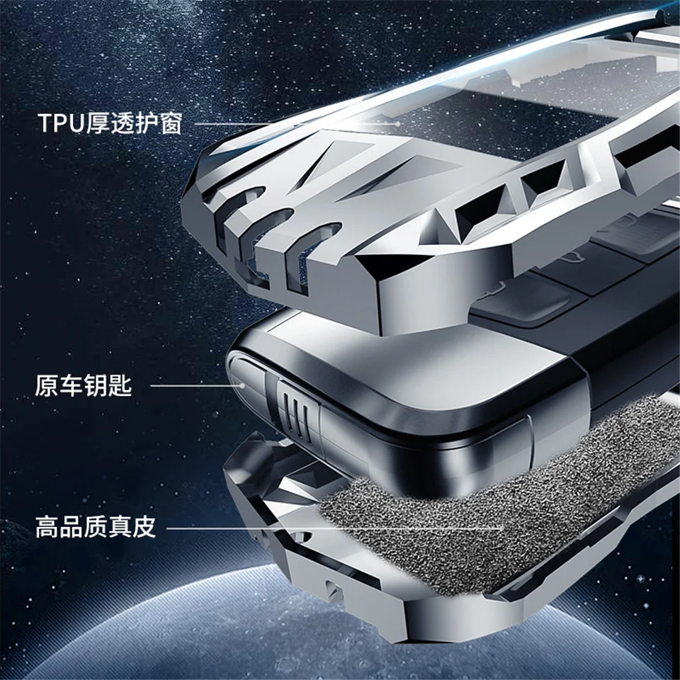 Custodia per chiave auto per Volkswagen VW Golf 7 gti mk7 r Touran Skoda Octavia 3 Superb Karoq Kodiaq Seat Leon mk3 Ateca accessori - H0d1180940fa74227933739ca823dad71T