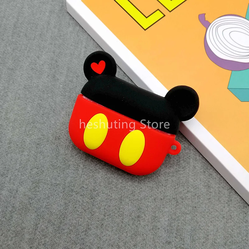 Redmikcy Милый силиконовый чехол для AirPods Pro, беспроводной чехол для наушников, чехол для Apple Airpods 3 pro, защитный чехол, аксессуары - Цвет: Redmikcy