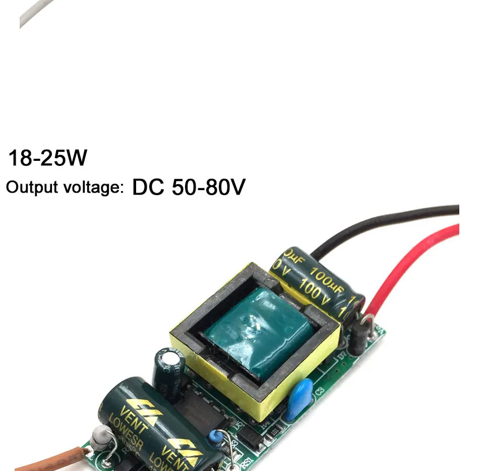 3W 5W 10W 15W 20W 25W 30W 35 Вт с драйвером постоянного тока для светодиода 100V 220V преобразователь переменного тока в постоянный Питание трансформатор доска 50/60hz