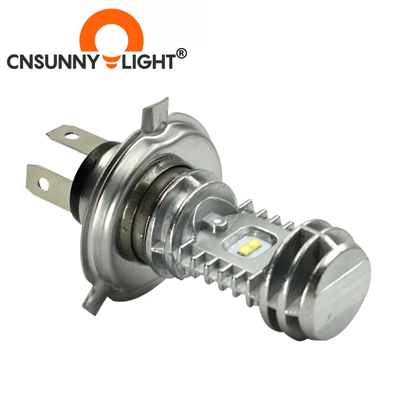Лампа для фар мотоцикла CNSUNNYLIGHT H4 P43t HS1 LED BA20D H6 лампа 1080Lm H/L аксессуары скутера фары